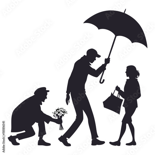 silhouette random acts of kindness day