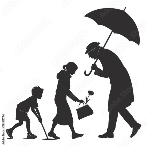 silhouette random acts of kindness day