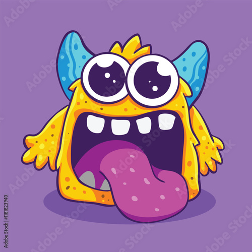 monster illustrations for movie characters and souvenirs 