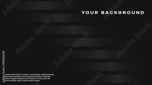 This image features a dark background with a series of horizontal gradient bars that transition from black to a lighter shade of gray. 