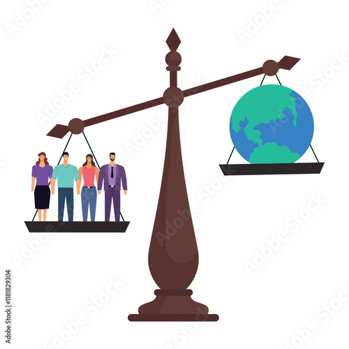 balance world overpopulation