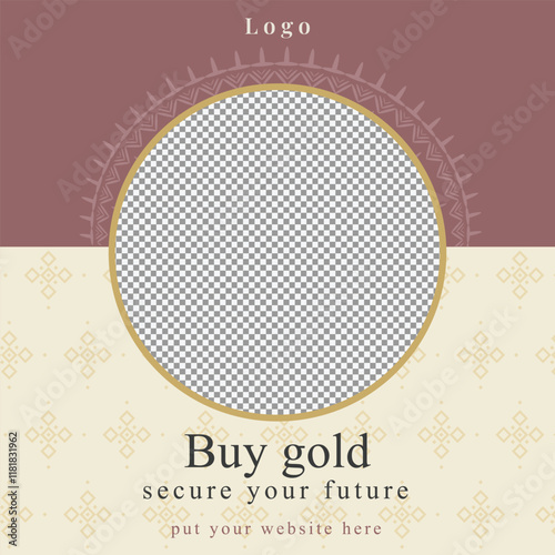 luxury jewelry business advertisement social media post banner, jewellery social media banner template.