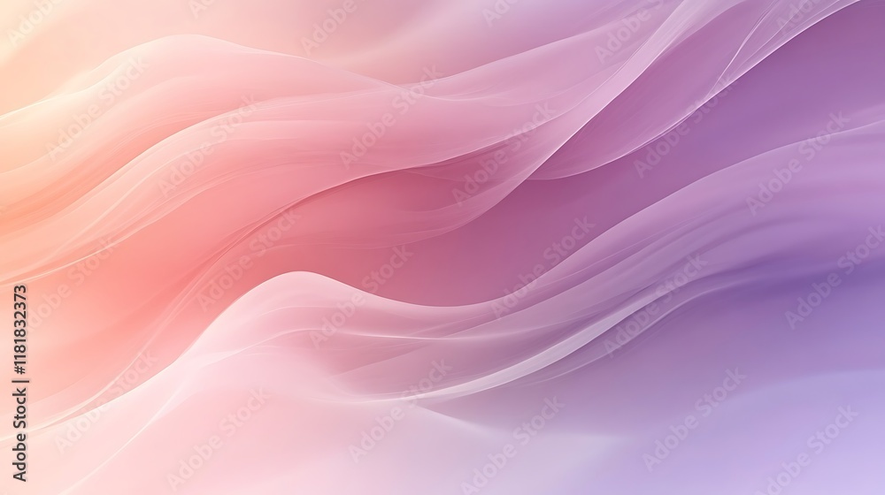 Obraz premium Abstract Pink and Purple Wave Background Design