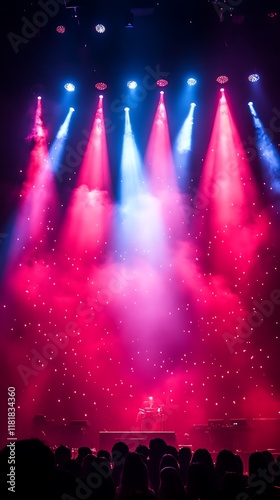 lighting vibrant colorful stage concert background high resolution hd picture