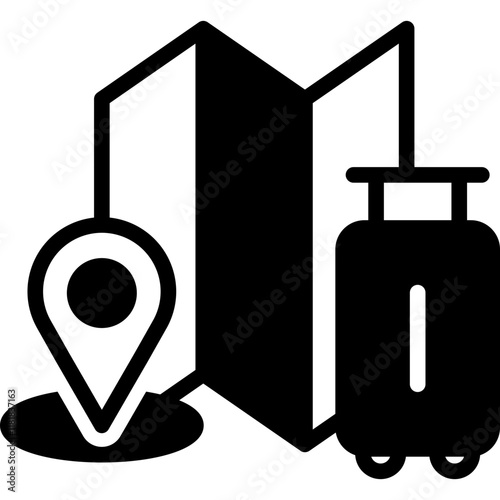 Tourism mixed icon