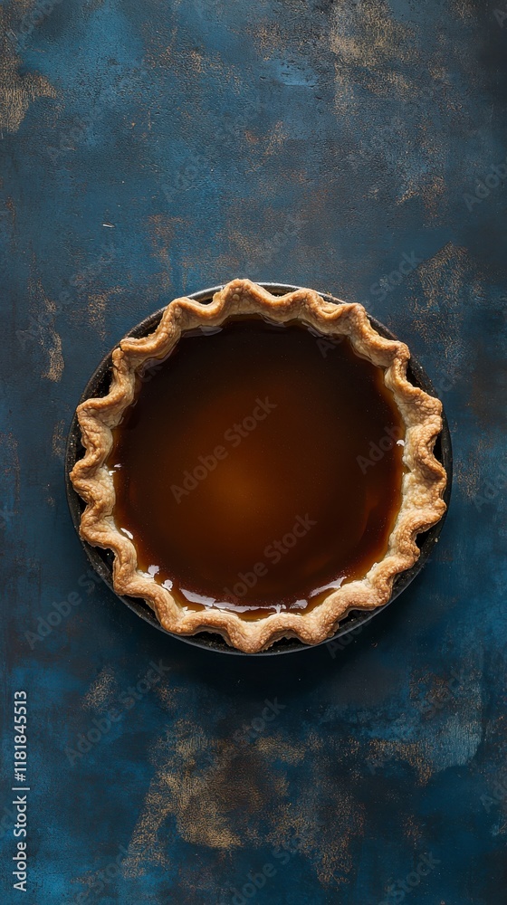 Fototapeta premium A Scrumptious Thanksgiving Pie, A Culinary Masterpiece, Perfect for a Festive Gathering
