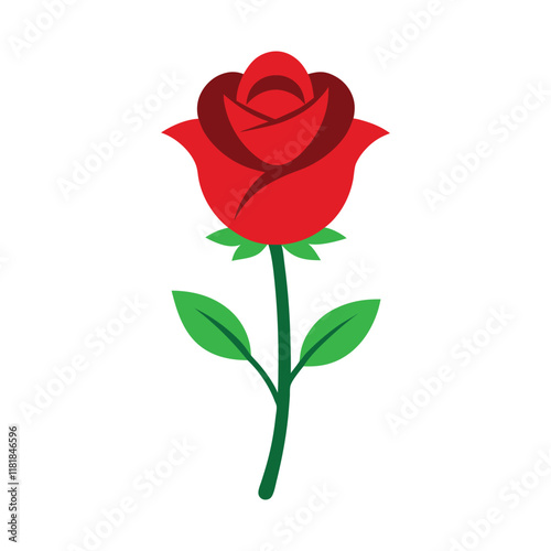 Rose Flower Icon Design