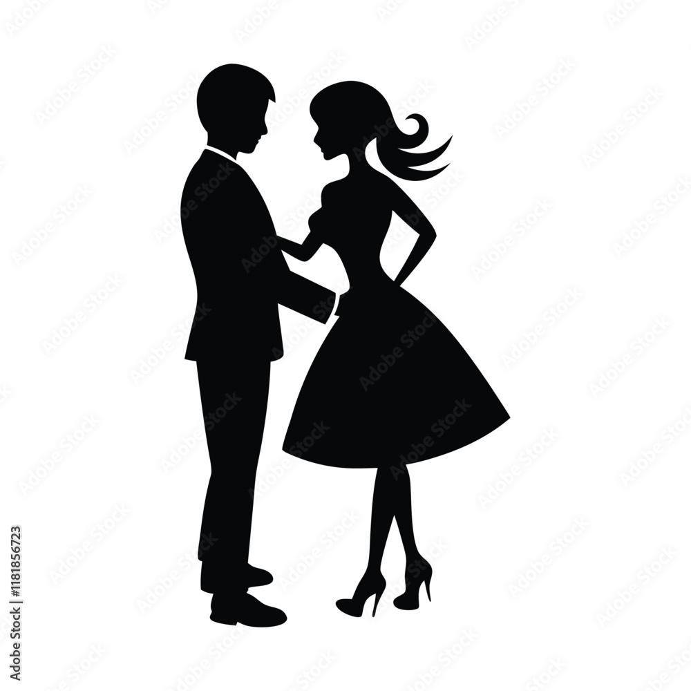 unrecognizable silhouette of a couple hugging each other on isolated vector unrecognizable silhouette of a couple hugging each other on isolated vector
