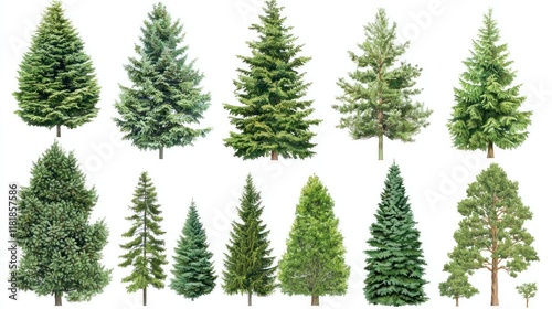 Diverse Collection of Coniferous Trees photo