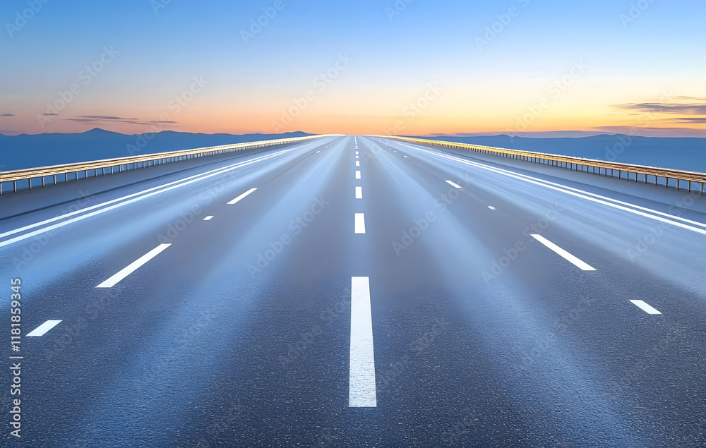 Fototapeta premium driving on the highway low angle view