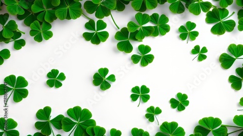 Emerald Shamrock Design, Fresh Green Foliage