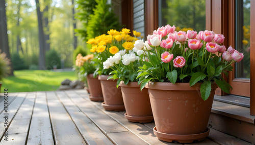 Wallpaper Mural Terrace Garden Display Torontodigital.ca