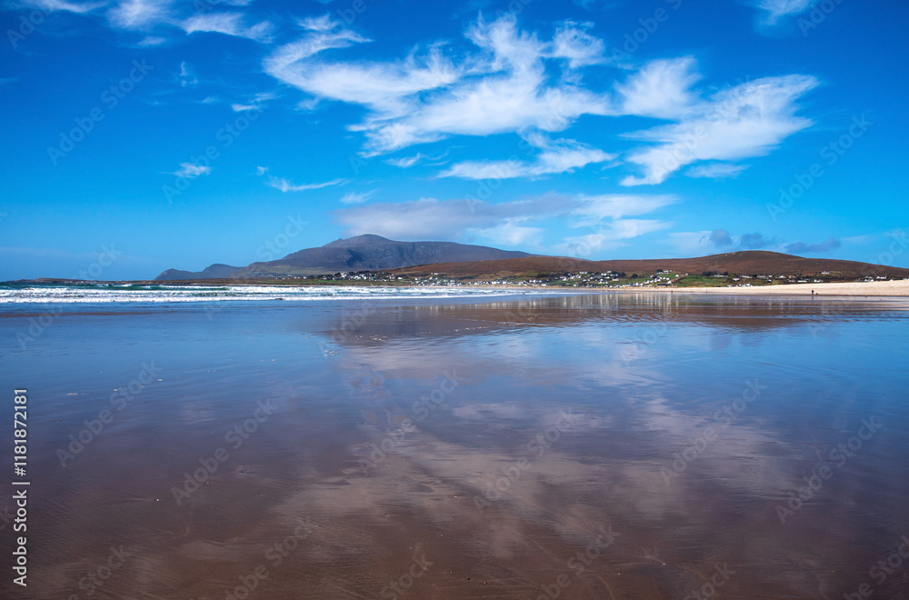 Obraz premium Keel beach in Co Mayo, Ireland