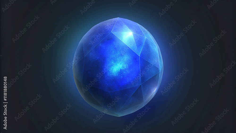 Royal Sapphire Vibrant Blue Fading into Soft Indigo with Elegant Gradient Royal Sapphire Vibrant Blue Fading into Soft Indigo with Elegant Gradient
