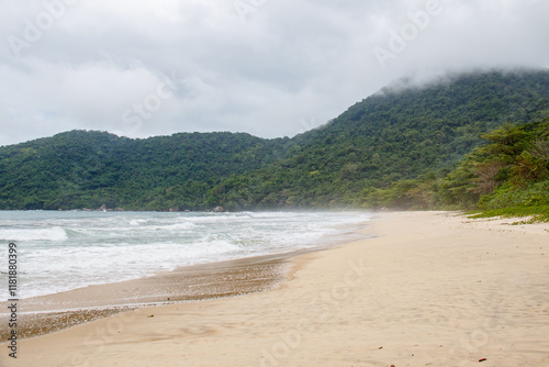 Cachadaço Beach in Trindade, Paraty in Rio de Janeiro. photo