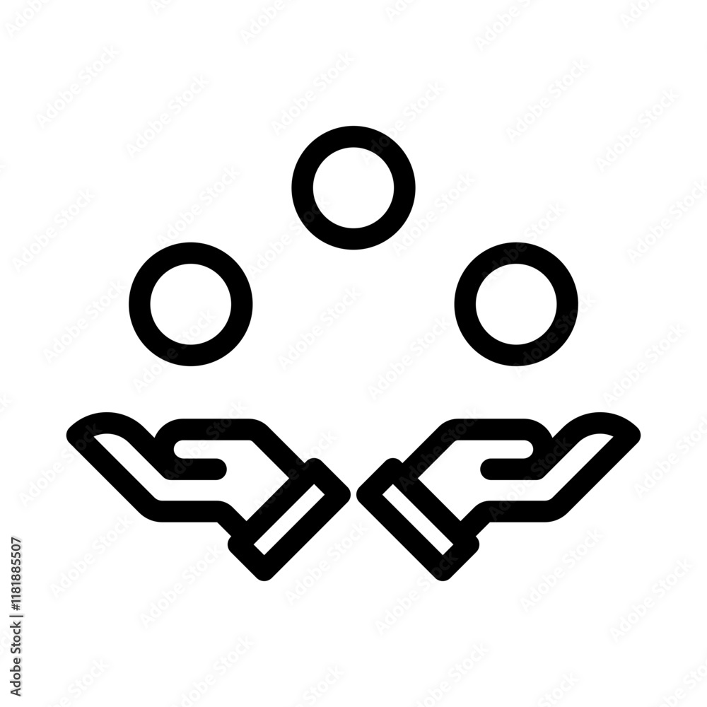 Obraz premium juggling ball