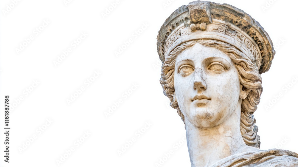 Close-up of an Exquisite Ancient Marble Statue Close-up of an Exquisite Ancient Marble Statue