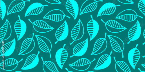 leaves seamless pattern background. tea leaf pattern. leaves pattern background. seamless patterns with leaves background.