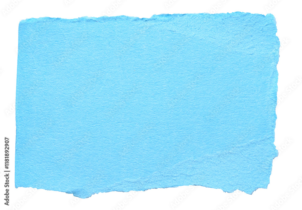 Isolated cut out torn piece of blank blue paper note cardboard with texture and copy space for text, transparent png background design element Isolated cut out torn piece of blank blue paper note cardboard with texture and copy space for text, transparent png background design element