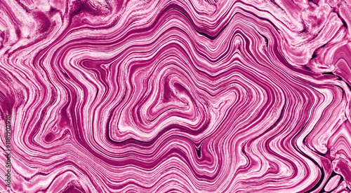 Illustration of precious stone layers in gradient red violet for abstract background