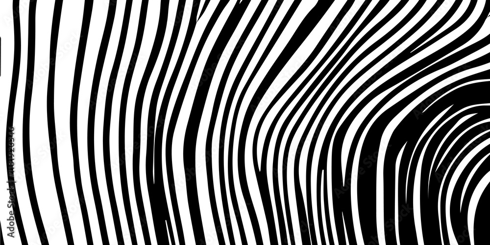 Black and white background wavy optical illusion illustration wave texture, abstract motion, Zebra Animal Print Wallpaper Background wavy optical illusions. Black & white wavy design graphic work Black and white background wavy optical illusion illustration wave texture, abstract motion, Zebra Animal Print Wallpaper Background wavy optical illusions. Black & white wavy design graphic work