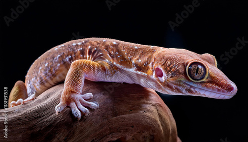 new caledonian giant gecko rhacodactylus laechianus photo