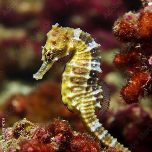 Seepferdchen unter Wasser