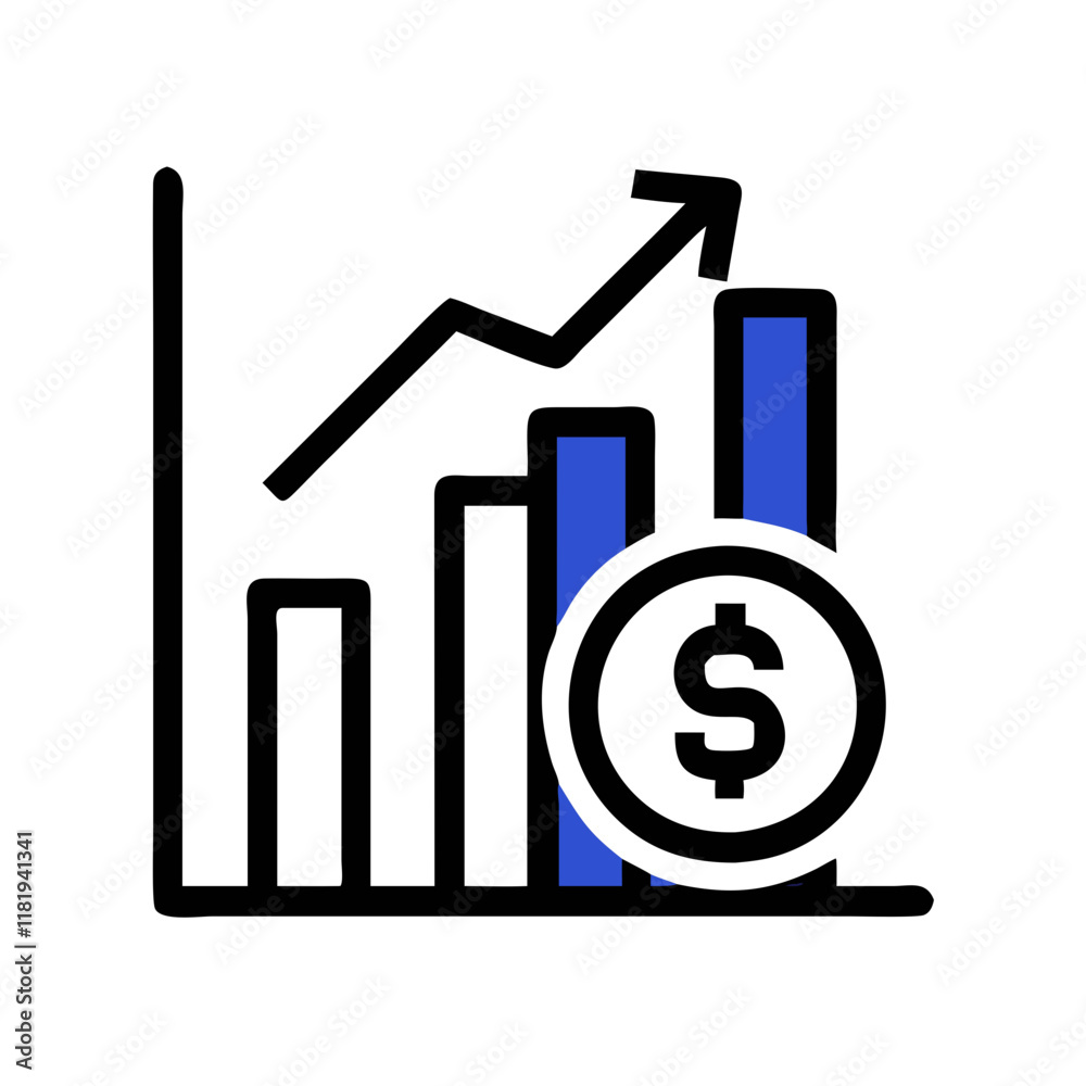 Financial Growth Vectors for Business and Marketing Projects Financial Growth Vectors for Business and Marketing Projects