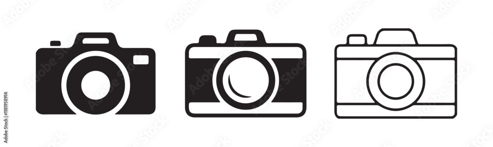 Camera icon set. photo camera icon. camera Video camera vector icon. Camera Icons. Movie Sign. Cinema photography icon. Camera icon set. photo camera icon. camera Video camera vector icon. Camera Icons. Movie Sign. Cinema photography icon.