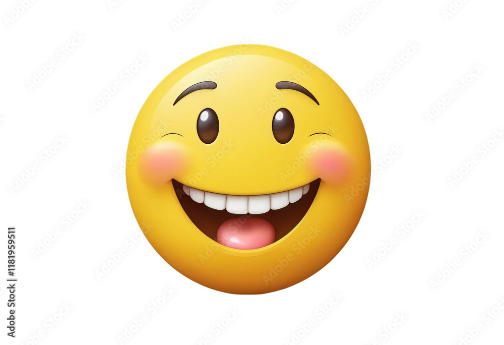 Fototapeta premium 3d smiley face