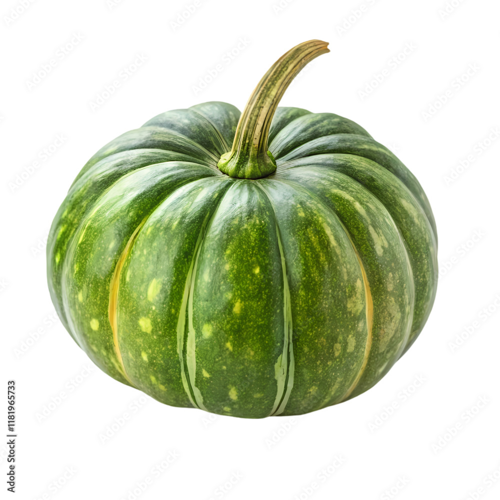 green pumpkin isolated on white green pumpkin isolated on white