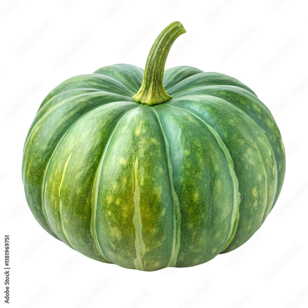 green pumpkin isolated on white green pumpkin isolated on white