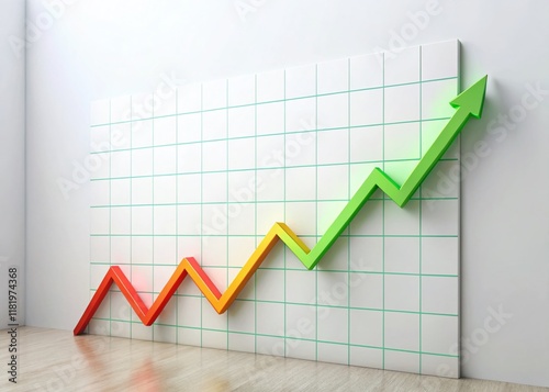 Free Download Positive Growth, Upward Trending Graph, Financial Success, Business Chart, Data Analytics Stock Photo - GFXLoad