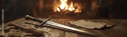 Ancient Sword by the Fireplace: A Medieval Mystery