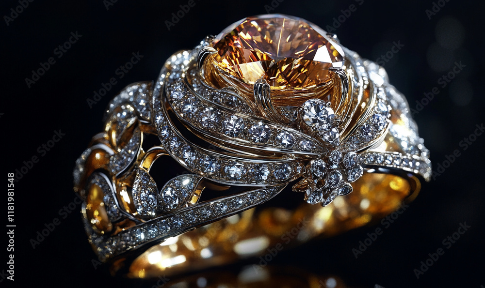 Fototapeta premium frog on black background