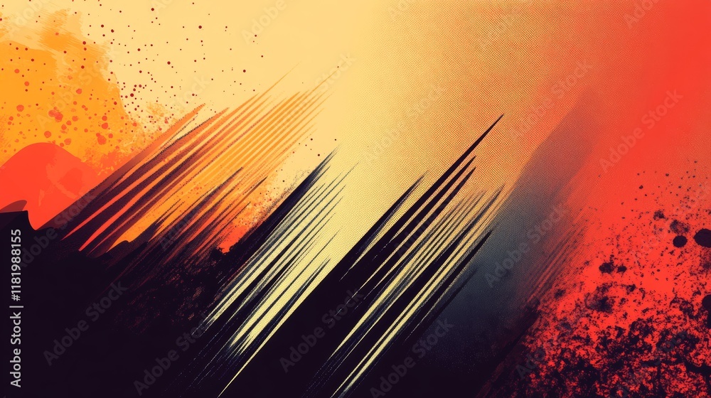 Obraz premium Vector Retro Comic Background Effect