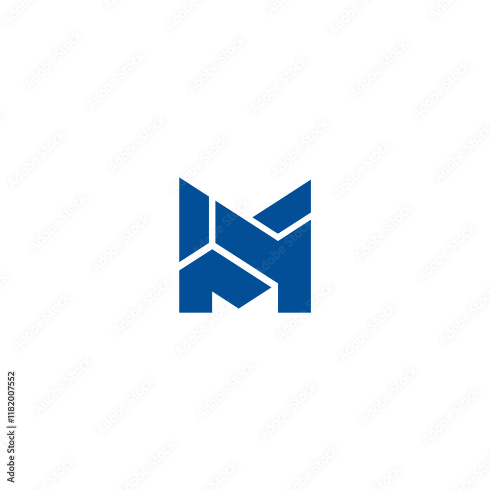 Initial letter M puzzle geometric logo business. Letter M Marketing and investment. Usable for Business and Marketing Logos. Flat Vector Logo Design. Initial letter M puzzle geometric logo business. Letter M Marketing and investment. Usable for Business and Marketing Logos. Flat Vector Logo Design.