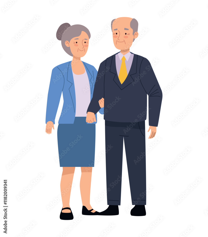 couple in golden wedding 50th anniversary couple in golden wedding 50th anniversary