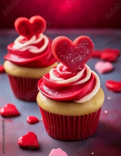 cupcakes romantici photo