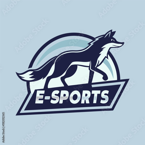 Fox game e-sport team logo vector design perfect for competitive gamers and team branding