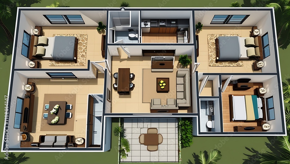 Modern Minimalist Home Interior with Clean and Elegant Design Modern Minimalist Home Interior with Clean and Elegant Design