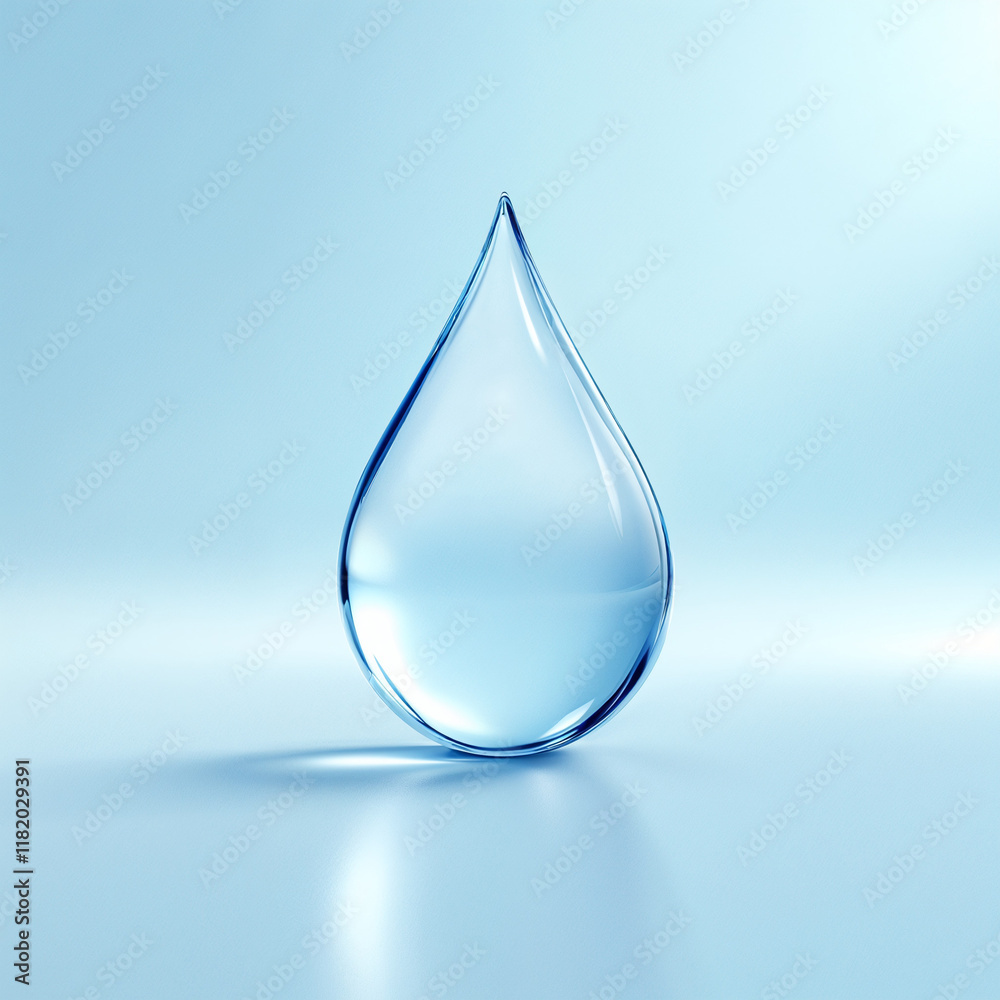 A Isolated Water Drop