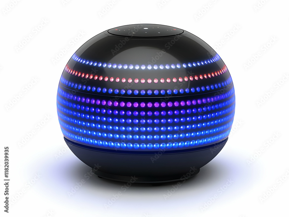 Sphere 3D LED Light Illustration Sphere 3D LED Light Illustration