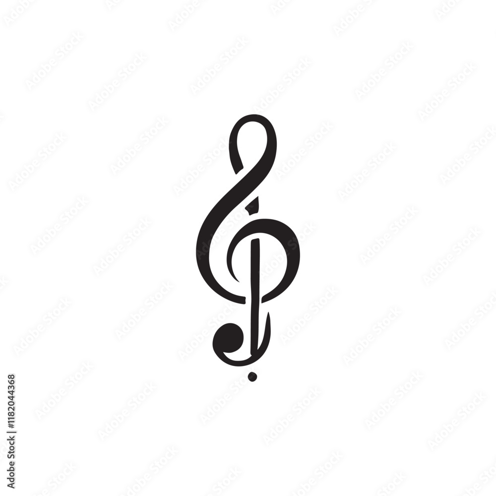 Music notes icon set, Music notes symbol, vector illustration Music notes icon set, Music notes symbol, vector illustration