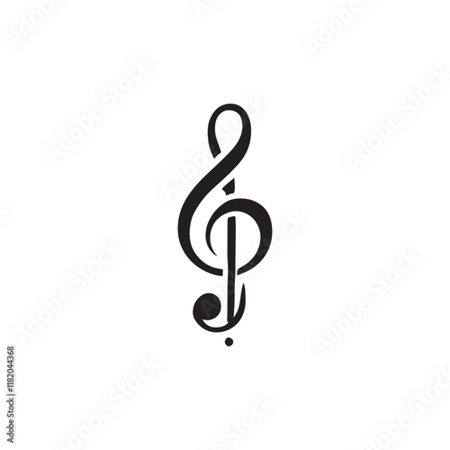 Music notes icon set, Music notes symbol, vector illustration