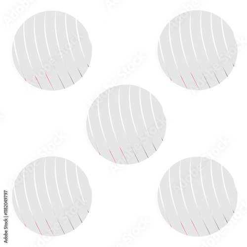 Empty paper plate isolated on white background. design