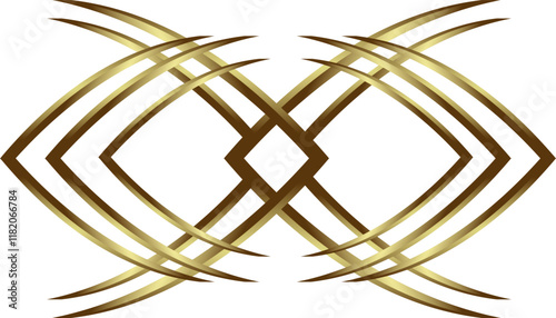 curved line design material with golden brown gradient colors as inspiration for fine and applied arts