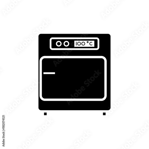 oven glyph icon