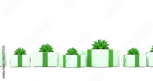 abstract gift box as present - 3d rendering 4k DCI seamless loop