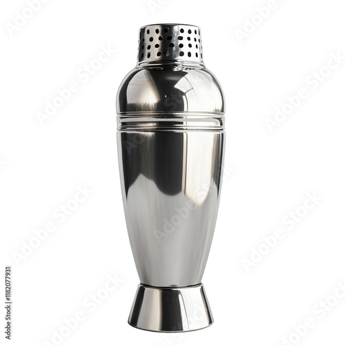 Elegant Stainless Steel Cocktail Shaker: A Modern Bar Accessory photo